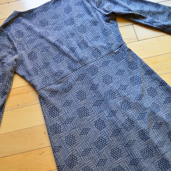 TOAD&Co Rosalinda Jersey Knit Dress Organic Cotton Tencel V-Neck Size M - Picture 13 of 15